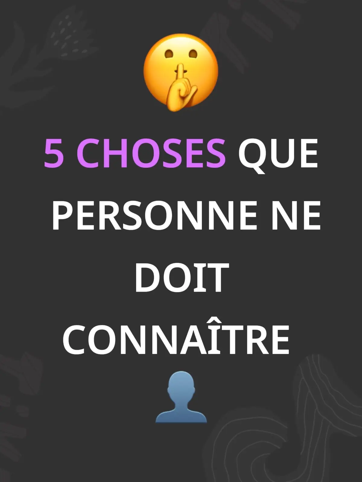 Le silence est une force. Il vous permet de vous concentrer sur ce qui compte vraiment : vos résultats. Votre réussite se construit loin des regards indiscrets et des jugements, qu'il s'agisse de vos finances, de vos projets, de vos relations ou de vos faiblesses. En gardant une partie de votre vie privée, vous vous protégez de l'envie et des critiques. Vous préservez l'énergie nécessaire pour transformer vos projets en réalité et atteindre vos objectifs, sans chercher la validation des autres. Votre succès sera votre plus belle revanche. Il parlera pour vous.#pourtoii #GlowUp #visibilite #fyp 
