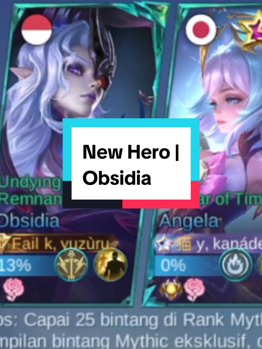 review new hero obsidia + basic skin🔥@mobilelegends_id #MLBBIDCreator #MLBBNEXT2025 #MLBBObsidia #mlbbnewhero #mlbbnewskin 