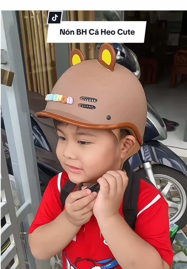 Nón BH Cá Heo Cute cho bé và ng lớn #fyp #nonbaohiem #nonbaohiemchobe #kenhcuachuc 