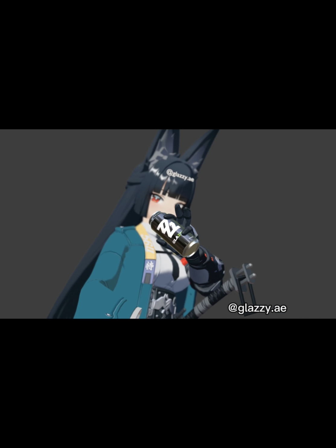 Replying to @glazzy.ae Render of the past two animations that I've made 🤑🤑 #miyabi #animation #zzz #derpixon #blender 