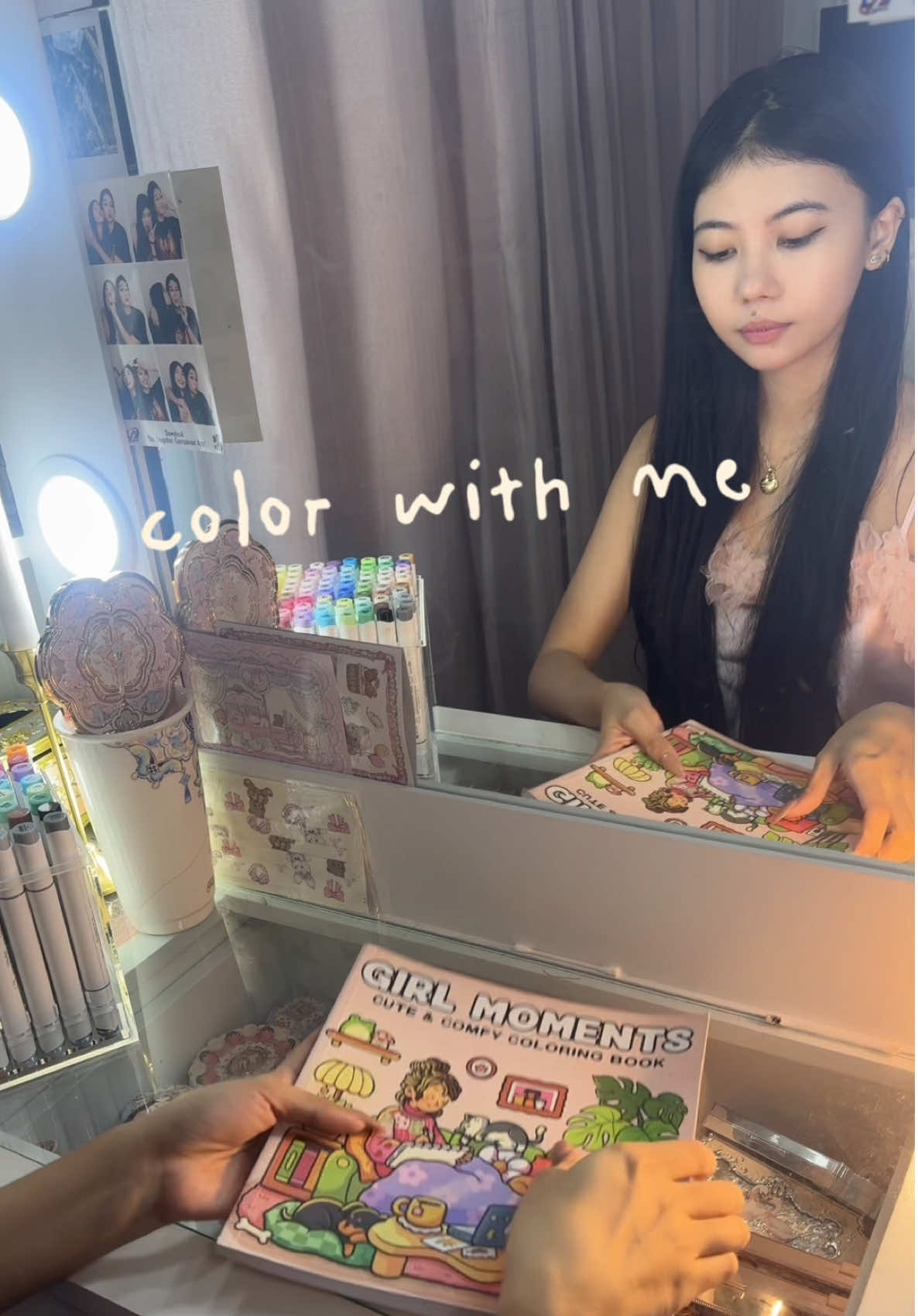 color with me! ✨ cutie ng coloring book hihi