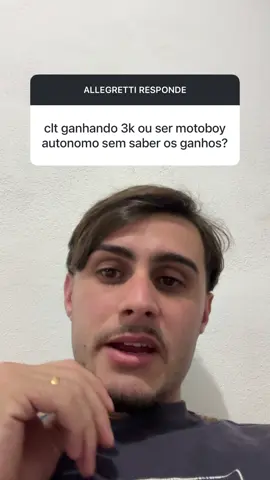 Quanto ganha um SLT e quanto ganha um motoboy em São Paulo 