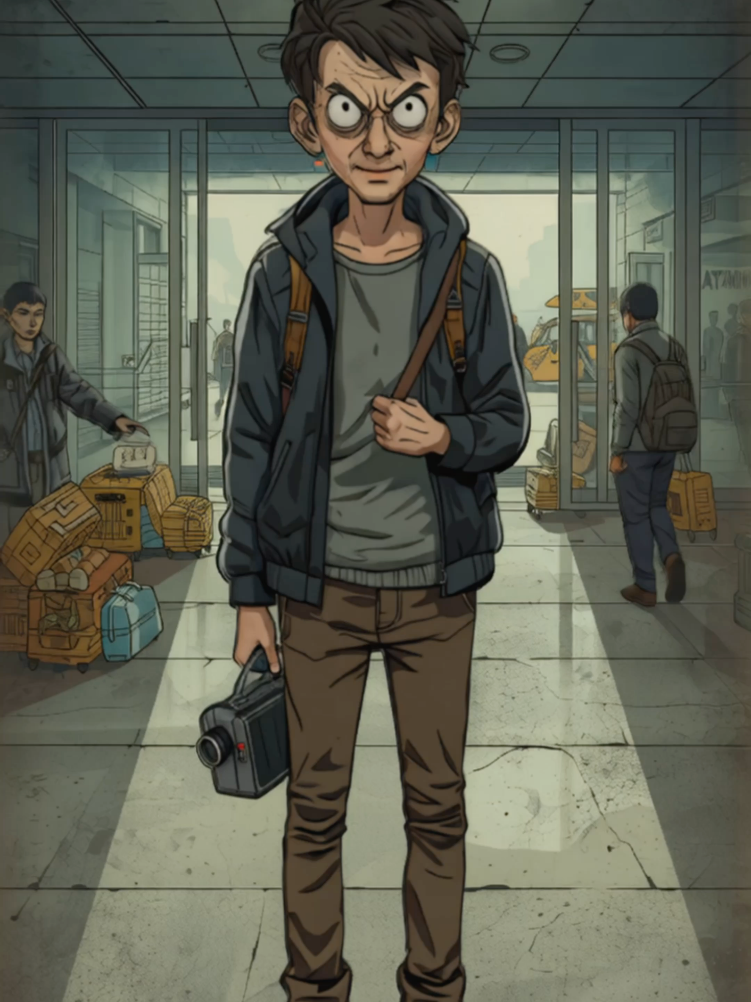 What if a tourist’s vlog turned into a nightmare? 😳📸 Harry thought he was filming protests in Nepal… but viewers noticed something he didn’t 👀 #Creepy #HorrorStory #UrbanLegend #NepalProtest #fy #fypシ