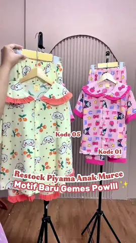 Piyama anak gemesss super hits cantik aesthetic murce mantulita 😍🫶🏻✨ #piyamaanak #piyamaanakmurah #bajutidur #fyp #bajutiduranak 