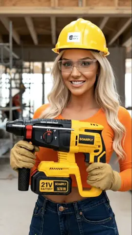 De R$699 por só R$335! 52% OFF nesse martelete rotativo Soarfly 21V brushless — potência de sobra e ainda parcela em até 6x sem juros. • Clica agora no carrinho laranja e garante o seu antes que acabe! #ferramentas #oferta #obra #martelete 