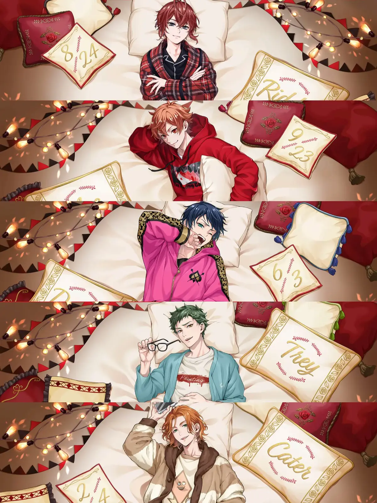 【グルーヴィー注意】後半はグループ分け。イラストで分けたのでストーリー内容と違うかもしれません🙏#ツイステ #ツイステッド・ワンダーランド 