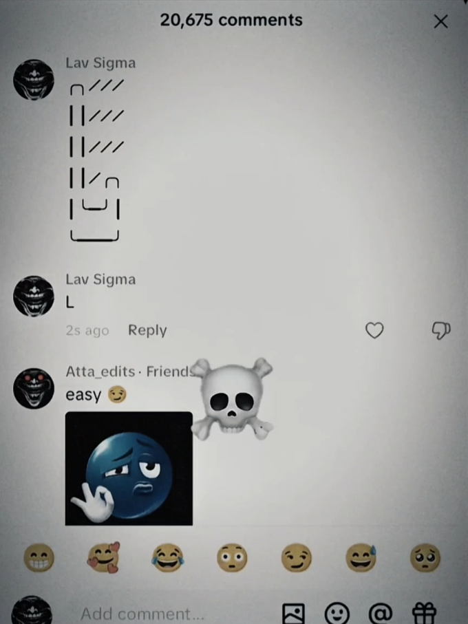 L comment tutorial ☠️ #trollface #edit #tiktok #viral #fyp 