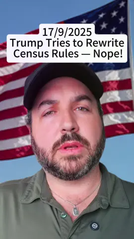Trump Tries to Rewrite Census Rules — Nope! 😡📉 # joe_hubbard #scotus #census #14thamendment #14th #trump