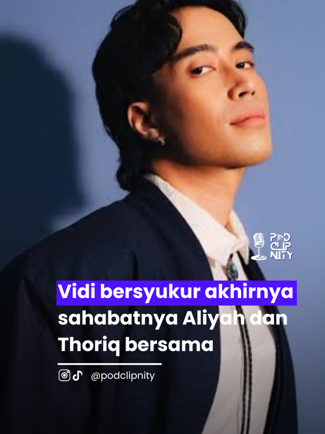Vidi bersyukur akhirnya sahabatnya bersama😊 #podclipnity #aliyah #torikhalilintar #vidi #deddycorbuzier 