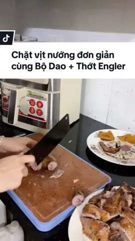Chặt vịt gà đơn giản cùng Bộ Dao + Thớt Engler 🤩 #bodao #thot #khangkhuan  #engler #xuhuong 
