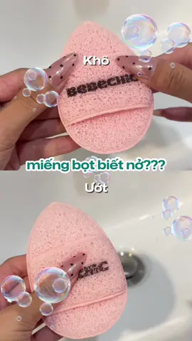Đã ai thử qua miếng bọt biết nở vừa tiện vừa wow này chưaaa? @BEBE CHIC #htho0624 #bebechic 