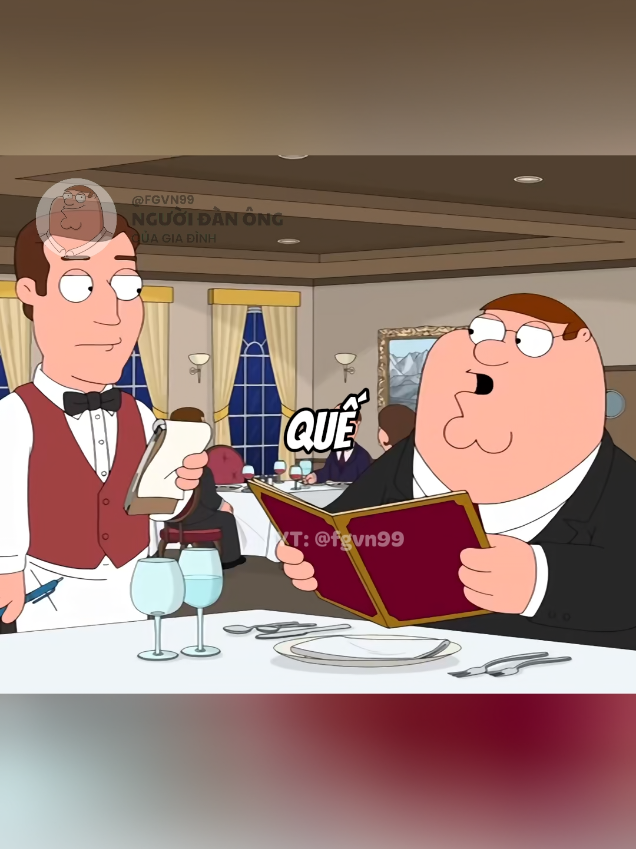 Anh bồi bà nghị lực #familyguy #longtieng #fgvn99 