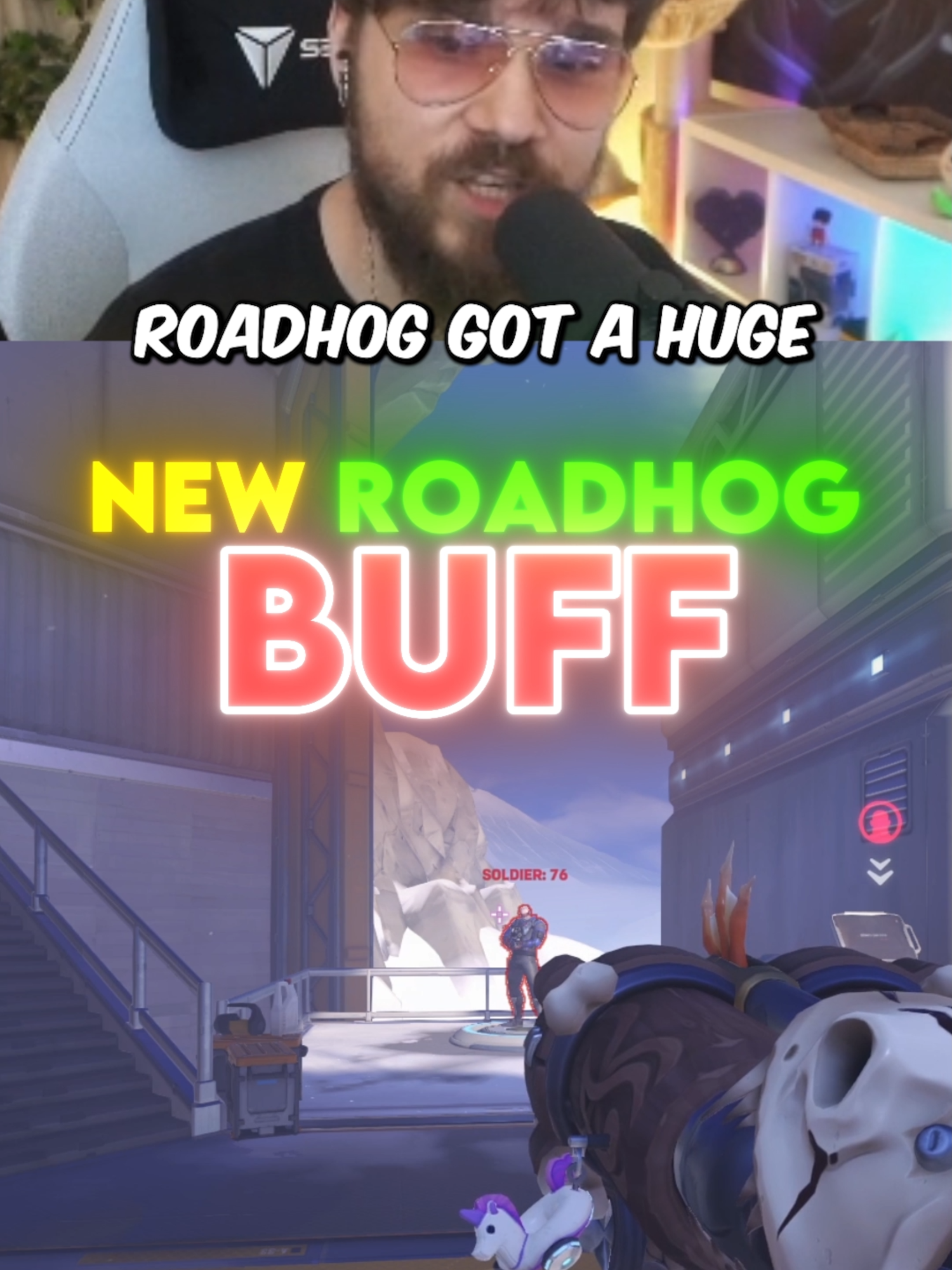 Roadhog is back to LOBBY ADMIN with this buff #Overwatch2 #overwatch #gaming