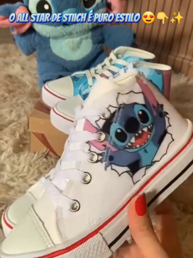 o All star de stiich é puro estilo. #AllStarStitch #TenisStitch #TenisInfantil #TenisMasculino #TenisFeminino  Original menos