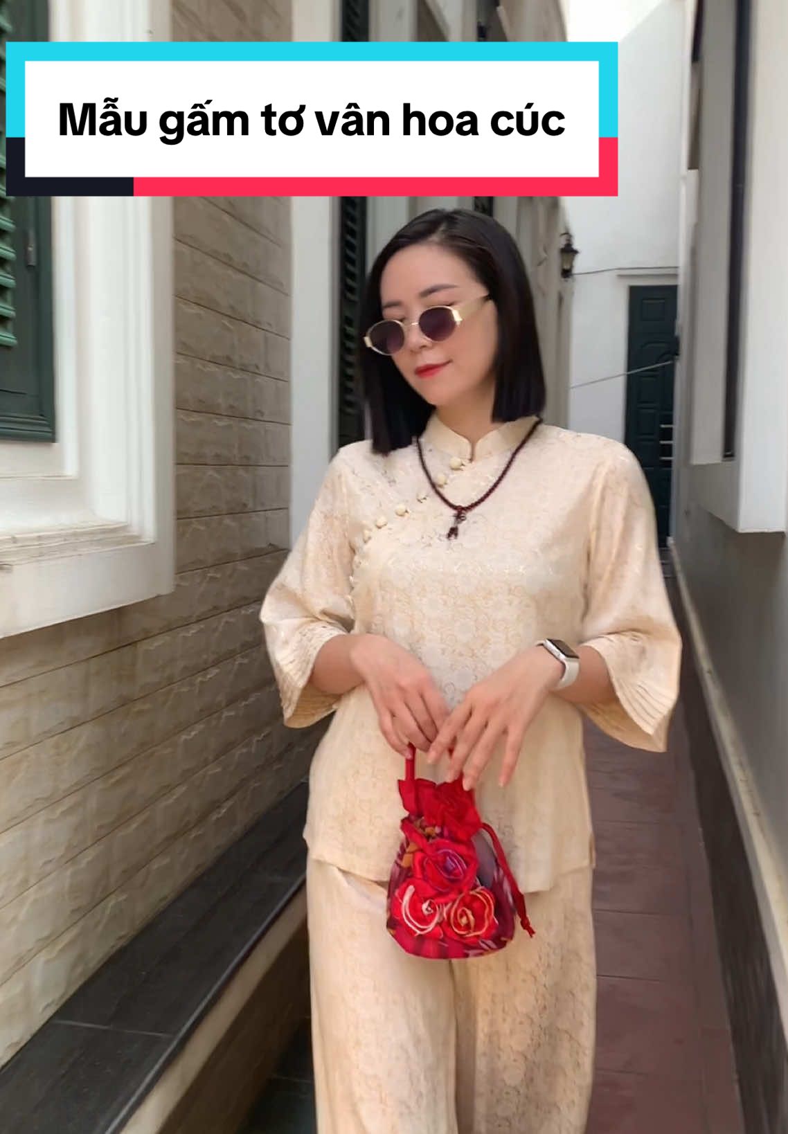 Mẫu gấm tơ vân hoa cúc #mauphapphucđep #dolamdichuanu #levulangbaohieu #phapphucdichua #phapphucdep 