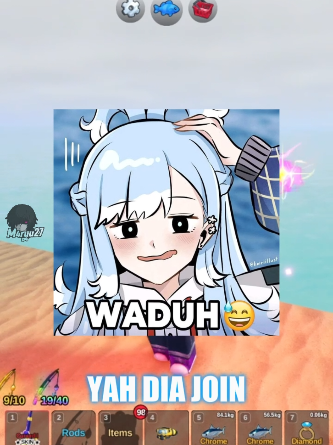 Nyobain roblox main fish it dapat secret #roblox #robloxfyp #robloxedit 
