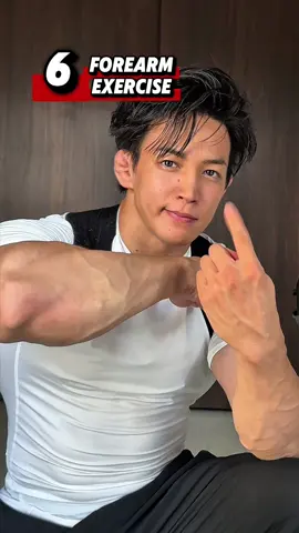 6 forearm exercise‼️ . . #forearm #forearmworkout #exercise #training #homeworkout 