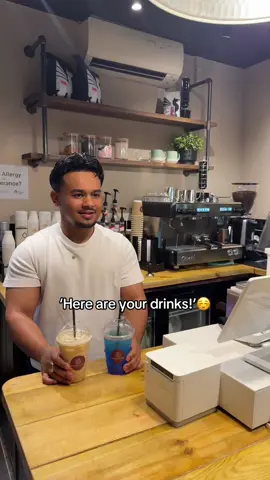 hard to tell?!🤣📍Kahwacafe 110 Park Street Luton  LU1 3EY!  • • #baristalife #baristahumor #coffeeshop #fyp #barista   @kahwacafe_luton 