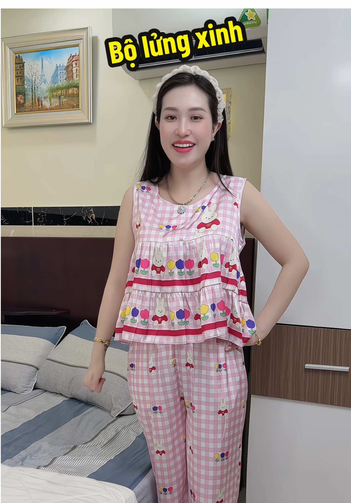 Bộ Ngủ Mặc Nhà Lửng 9 Tấc #dobo #dobomacnha #xuhuong 