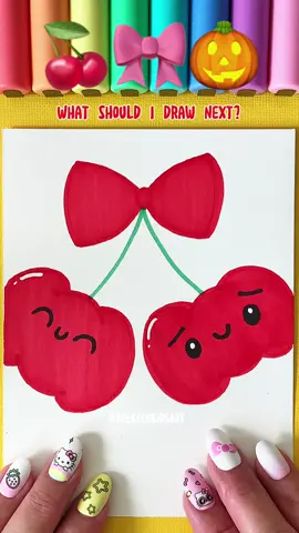 So Cute 🍒🎀🎃 | What Next⁉️ #fyp #art ##viral#emojimix #trending 