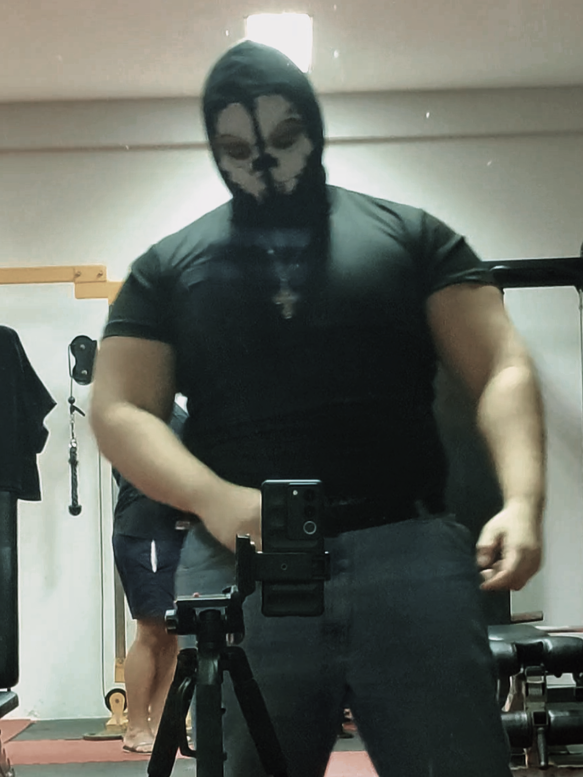#โม่งจับเหล็ก #gymbro #maskedmen #GymTok #dadbod 