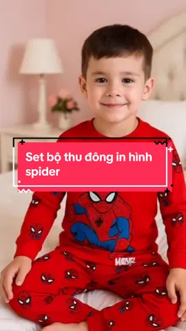 Set đồ Spider-Man siêu ngầu cho bé trai ✨ 👕 Áo dài tay in hình Người Nhện nổi bật 👖 Quần đồng bộ họa tiết siêu đáng yêu 💤 Chất vải mềm mịn, thoáng mát – bé vừa mặc ngủ vừa mặc ở nhà đều thoải mái 👉 Bé trai mê Spiderman thì chắc chắn không thể bỏ qua set này nha mẹ! 💕 ⸻ #đồngủbétrai #setSpiderMan #đồbộNgườinhện #outfitbétrai #đồngủsiêunhân     