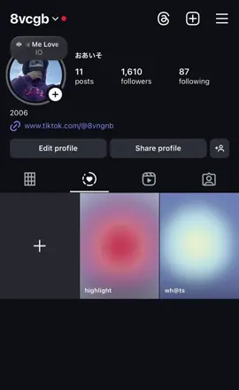 my Instagram✨ハイライト戻す方法ないのー🥲#fyp #06 #instagram #fashion #highlight 