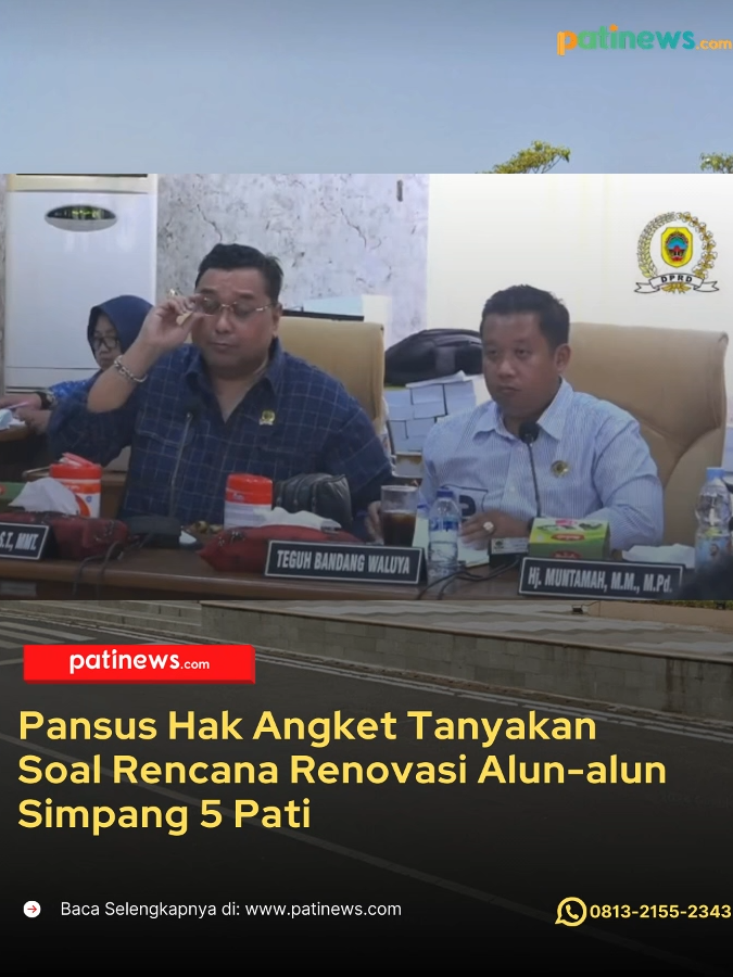 Pansus Hak Angket Tanyakan Soal Rencana Renovasi Alun-alun Simpang 5 Pati