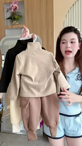 Áo giữ nhiệt lót lông cho bé #thoitrangtreem #quanaotreem #aogiunhiet #mebimsua #sansale 