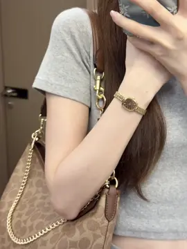 gold brown elegan🔥🤎 #jamtangan #jamtanganwanita #elegan #jamtanganmurah #jamtangankeren 