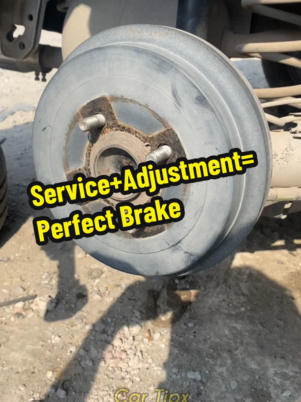 Service+Adjustment=Perfect Brake  #mechanic #usa #automechanic #carmechanic #carrestoration 