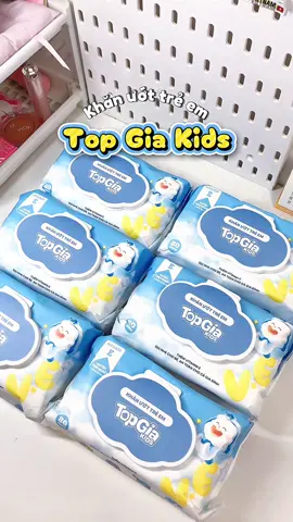 Khăn ướt Topgiakid an toàn cho làn da của bé #unboxing #review #khanuotchobe #topgiakids #muataitiktok 