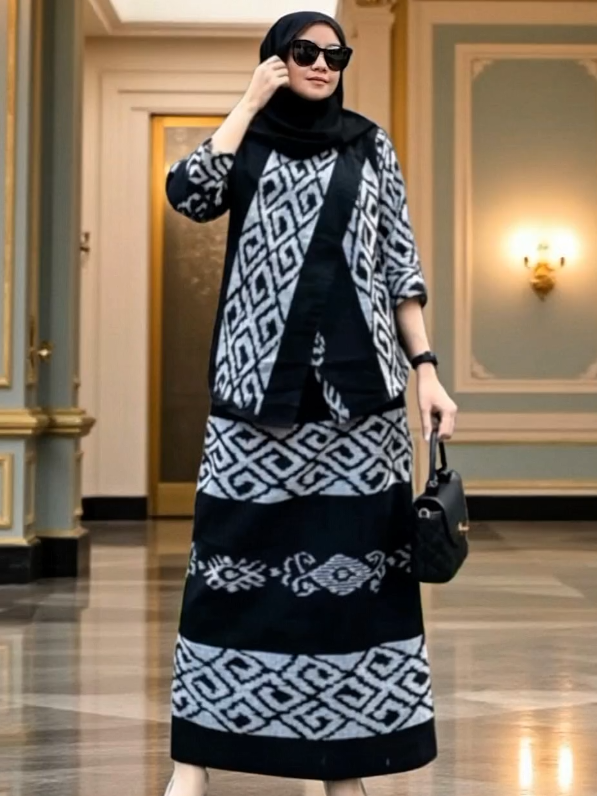SETELAN WANITA ONE SET BATIK TENUN ETNIK ADAT KONDANGAN WANΝΙΤΑ KEKINIAN ZEAA ALILA / SUDAH FULL SET ATASAN DAN ROK / SERAGAMAN BISA SEKALI / MARITZA #setelanbatik  #SetelanViral #OOTDWanita #FashionKondangan #outfitideas 