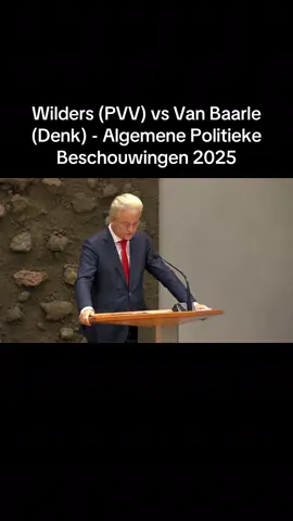Wilders (PVV) vs Van Baarle (Denk) - Algemene Politieke Beschouwingen 2025 #wilders #pvv #vanbaarle #denk #politiek