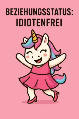 Wenn der Beziehungsstatus endlich idiotenfrei ist, darf man auch mal tanzen wie ein glückliches Einhorn. ✨🦄 #EinhornVibes #Idiotenfrei #HappyMood #Lustig #TikTokFun   