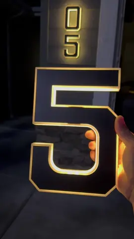 Illuminated house numbers #homeimprovement #homedecor #tiktokshoprestock 