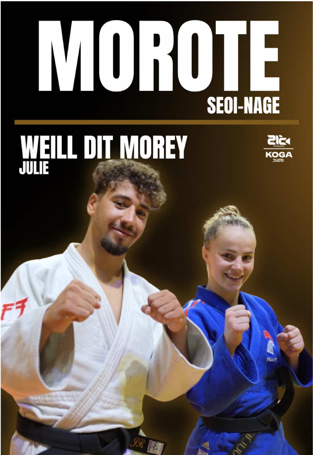 🥋 MOROTE-SEOI-NAGE w/ ​⁠​⁠​⁠ and Julie Weill Dit Morey  #judo #judotraining #paris #judoka 