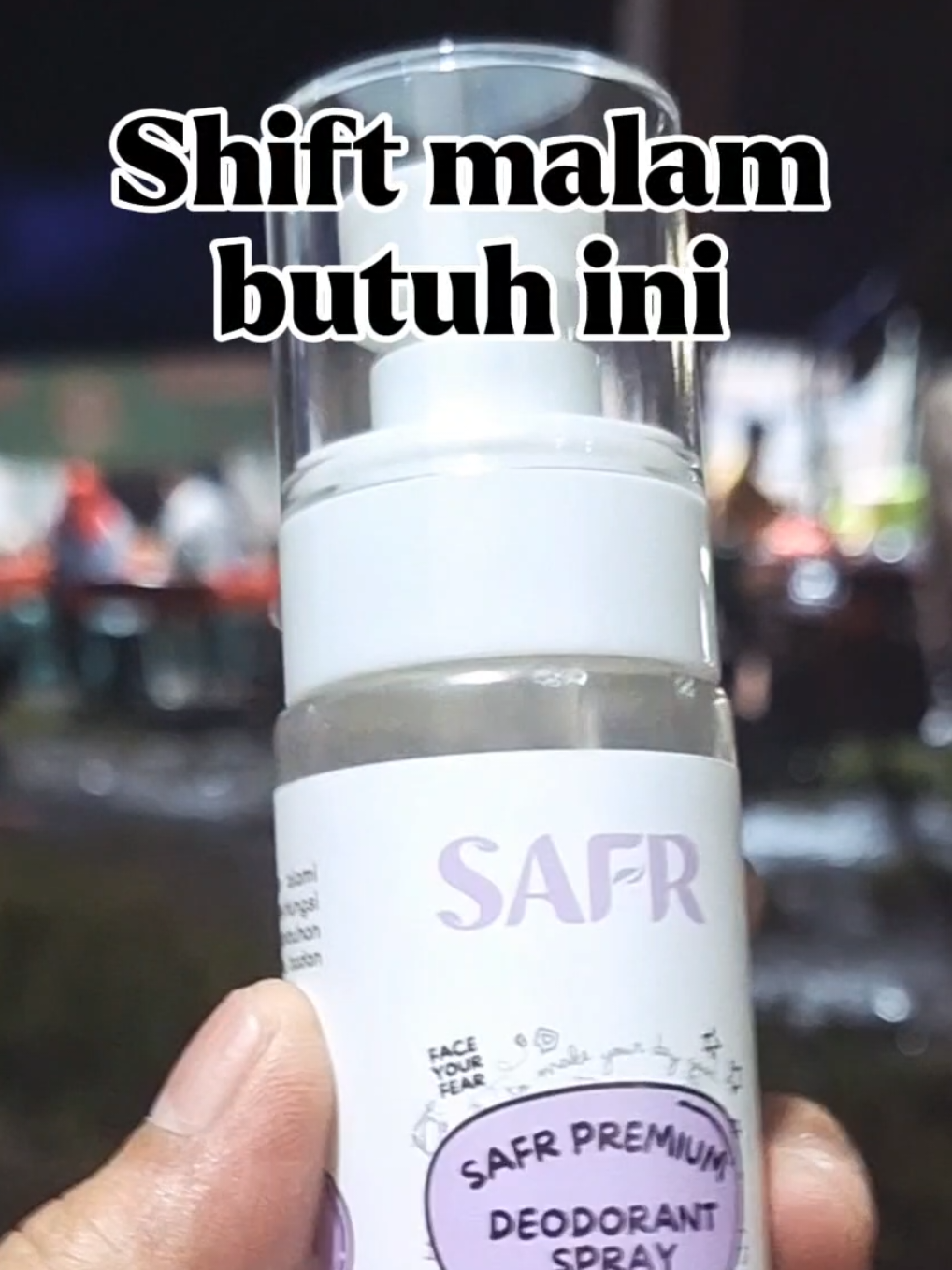 Kebutuhan buat pekerja shift malam #mysafr #shiftmalam #baubadan #solusi 