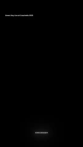 When legends speak, the world listens. Green Day used Coachella to echo something bigger. Song: Jesus of Suburbi #musiclyrics #crocobaby #greenday 