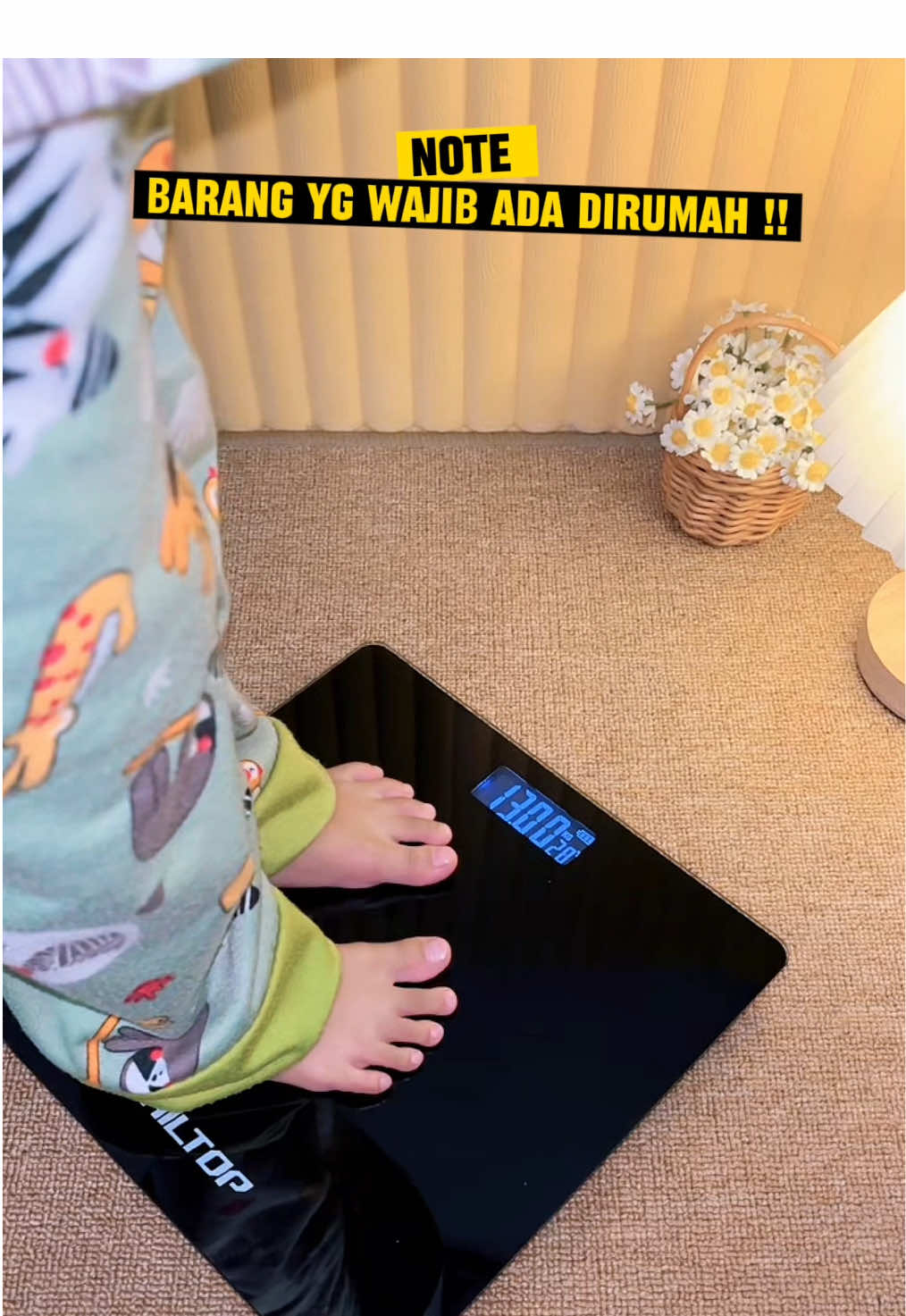 Siapa yg belum punya timbangan dirumah ???? Mending Chekout sekarang , timbangan badan digital ini sekarang lagi promo , yuk klik keranjang kuning #timbanganbadan #timbangandigital #timbanganbadandigital #trailtop 