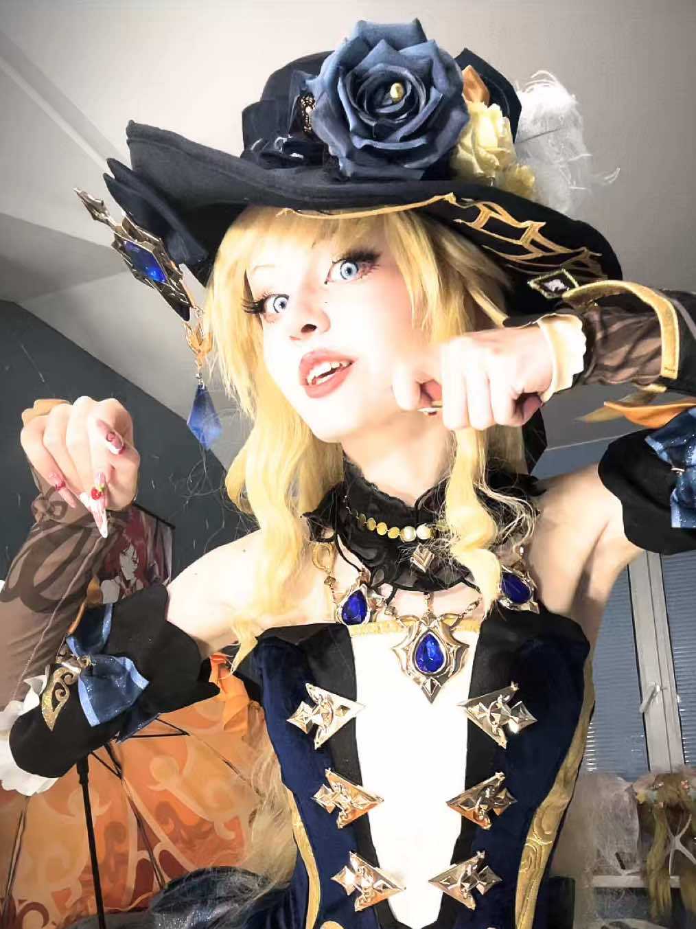 ТГК: Кайринская сплетница #fypシ゚viral #cosplay #navia #GenshinImpact #fyp     