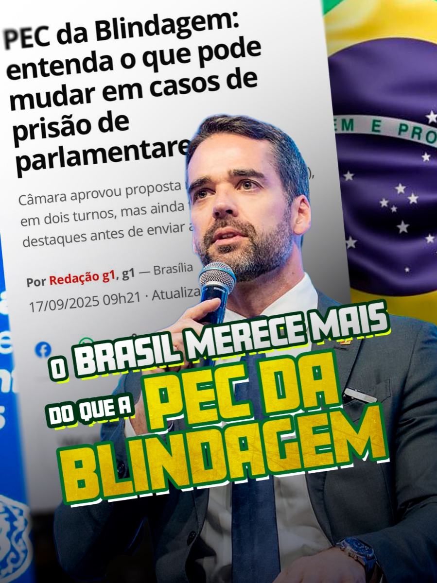 O Brasil cheio de problemas graves e o Congresso discutindo uma lei que protege os próprios políticos? Merecemos bem mais do que isso! #Antipolarização 🇧🇷