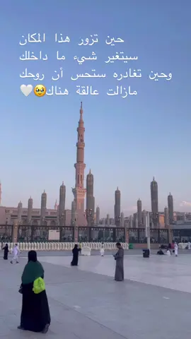الحمدلله الذي اكرمني وزرتها 🥹🥹🤍 #المدينه_المنوره #المدينة_المنورة #العمرة #مدينةرسول_الله🤍 