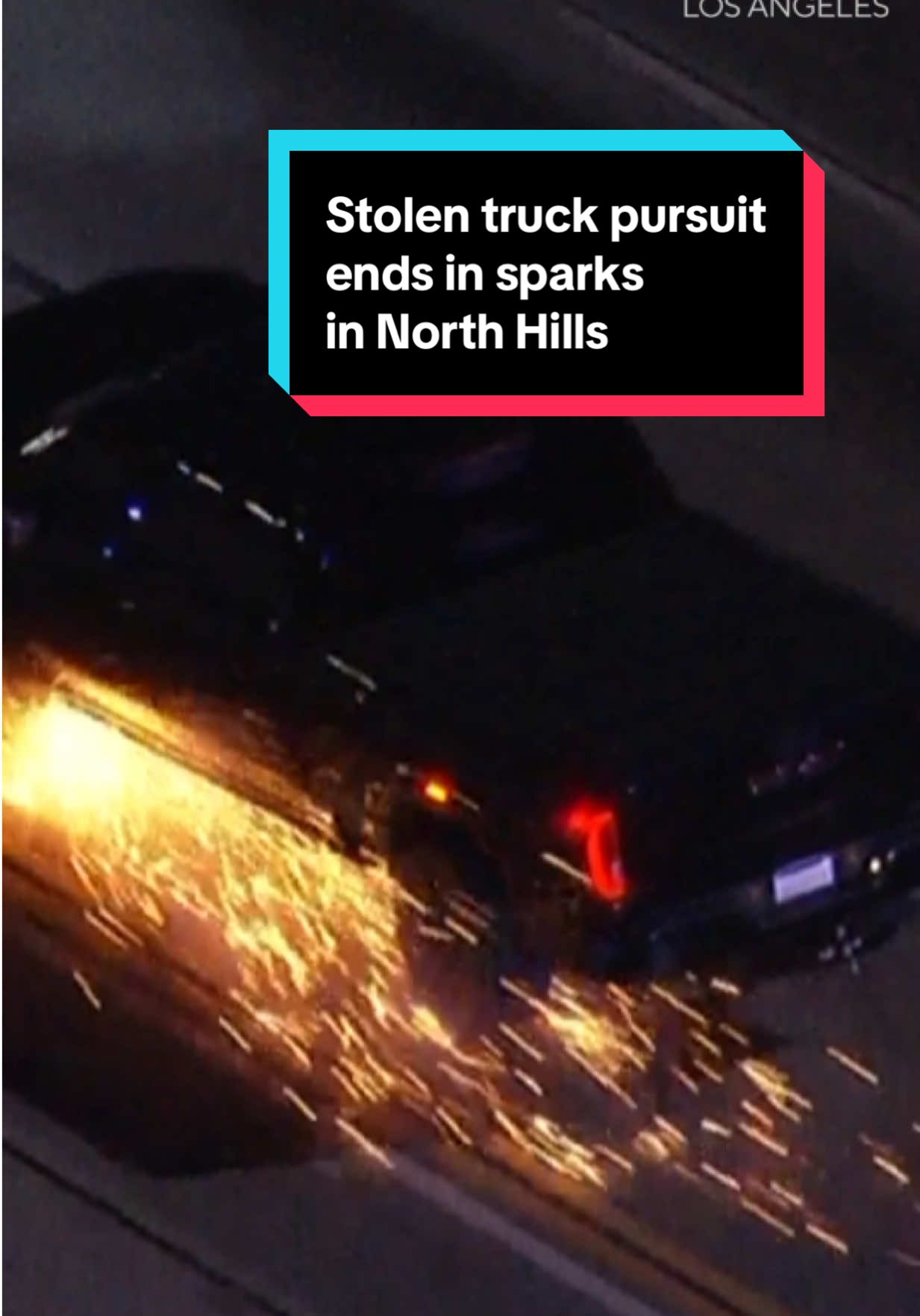 A high-speed chase with a stolen pickup ended in North Hills after the driver lost a tire and surrendered. The pursuit started in San Bernardino County, where the truck was allegedly stolen. #carchase #northhills #pursuit #cbs #kcalnews    