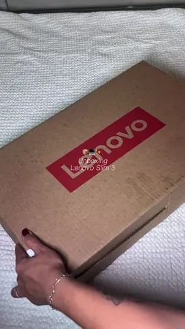 Unboxing do meu notebook Lenovo Slim 3 ✨ #unboxingvideo #notebooks #lenovo #studytok 
