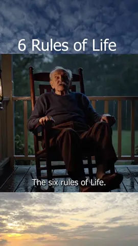 Six rules of life #life #wisdom #liferules #rulesoflife  