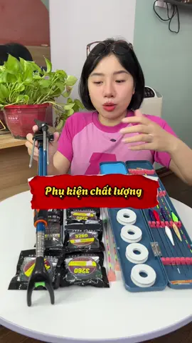 Bộ phụ kiện câu cá đầy đủ #ngahamina #phaocauca #bophukiencauca 