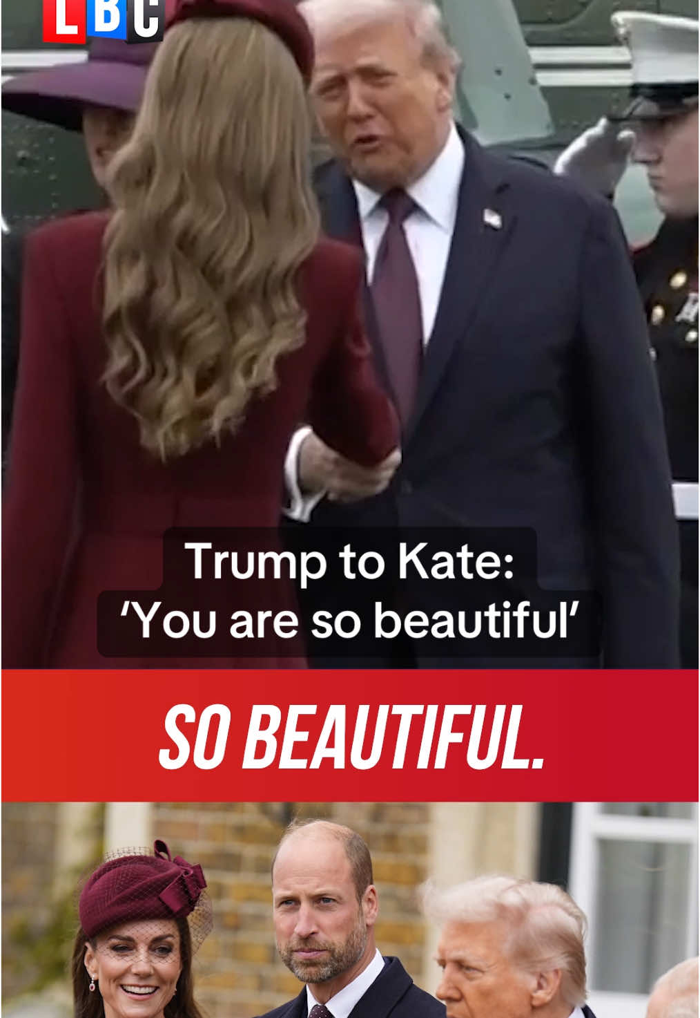 Donald Trump has turned on the charm offensive for the first day of his state visit. #donaldtrump #statevisit #royalfamily #uknews #ukpolitics #lbc 