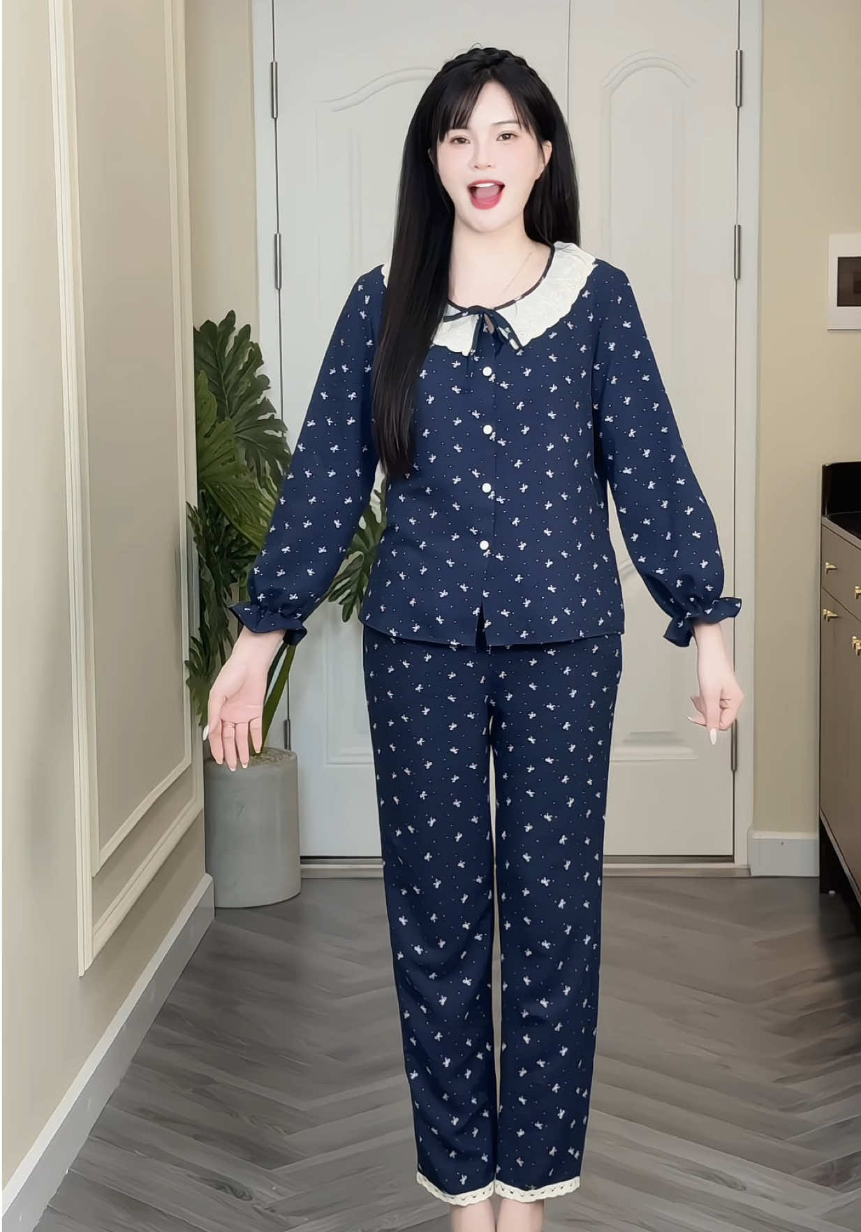 Bộ đồ mặc nhà dễ thương #champhanriview 