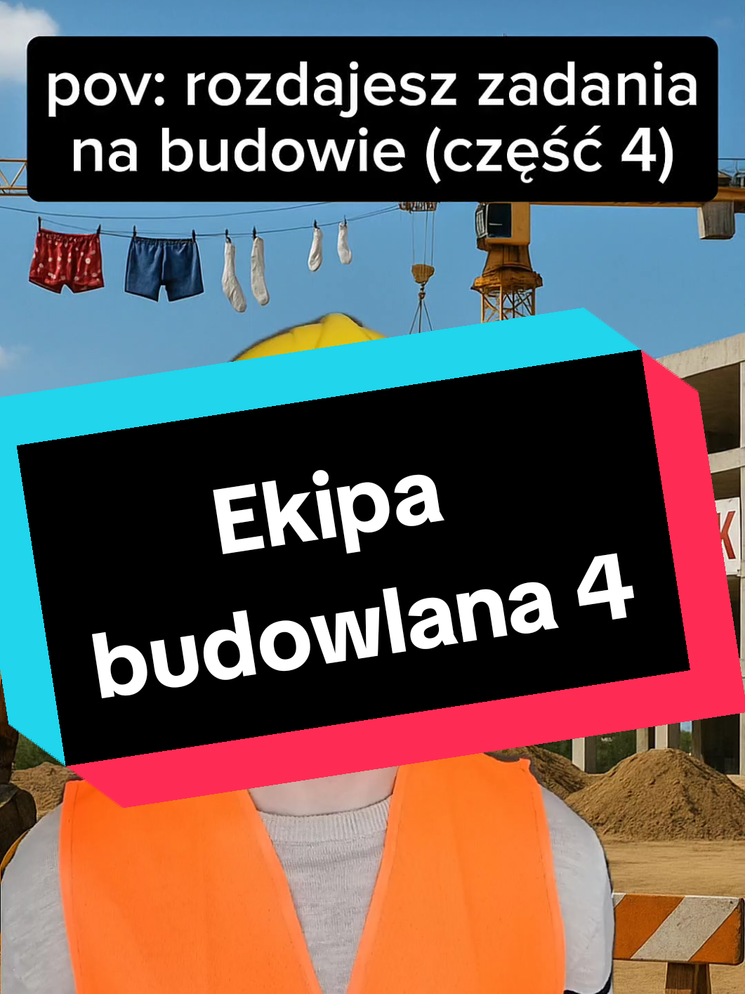 Nasi budowlańcy w kolejnej przygodzie, część 4. Czy poradzą sobie z powierzonymi zadaniami na budowie? Może coś wyburzą, a później zbudują od nowa? Ktoś wie, gdzie tym razem jest Boguś? 😁😁😁 #budowa #budowlanka #remont #śmiesznefilmiki #parodia 